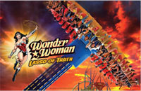 Wonder Woman Lasso of Truth at Six Flags Discovery Kingdom