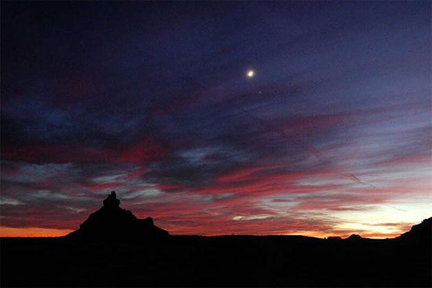 Sunset at Monument Valley